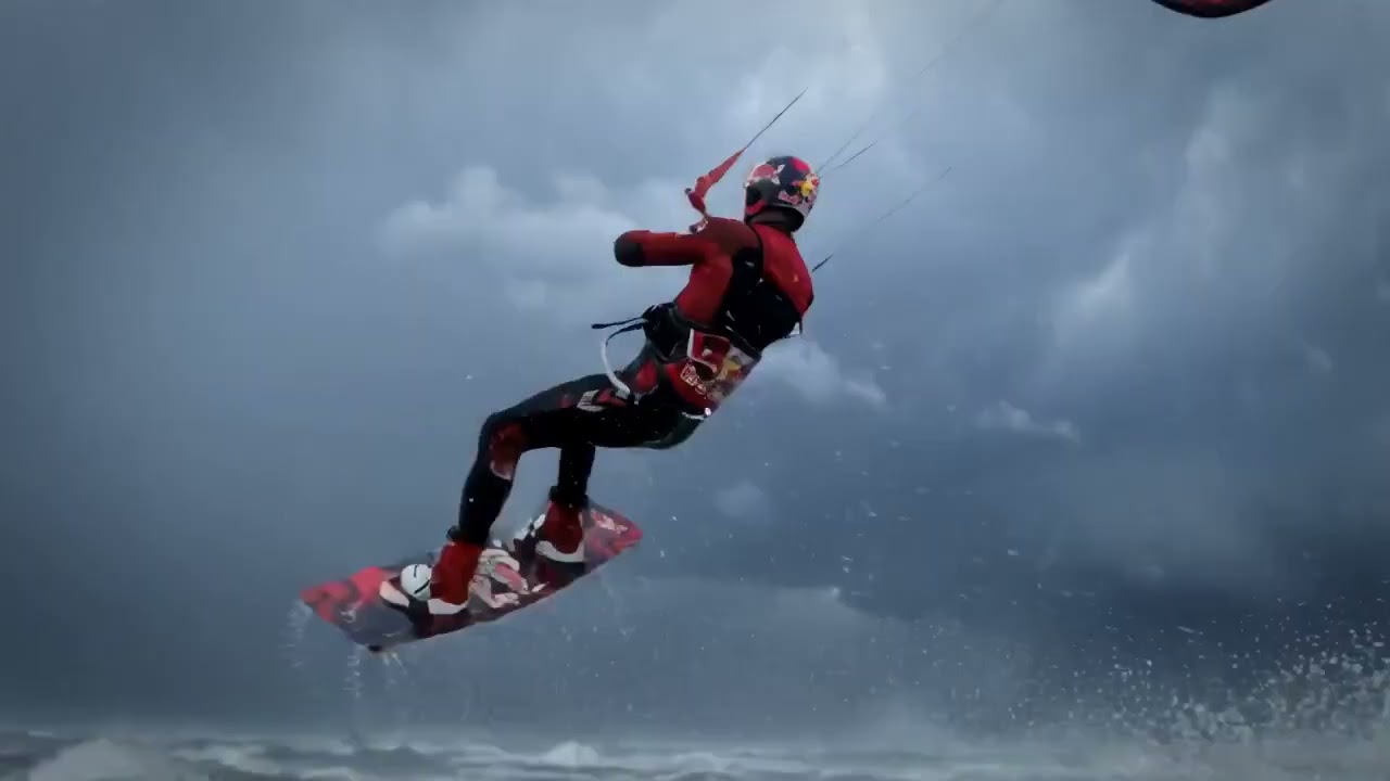 STORM KITE ? Kitesurfing a Monster Swell POV!